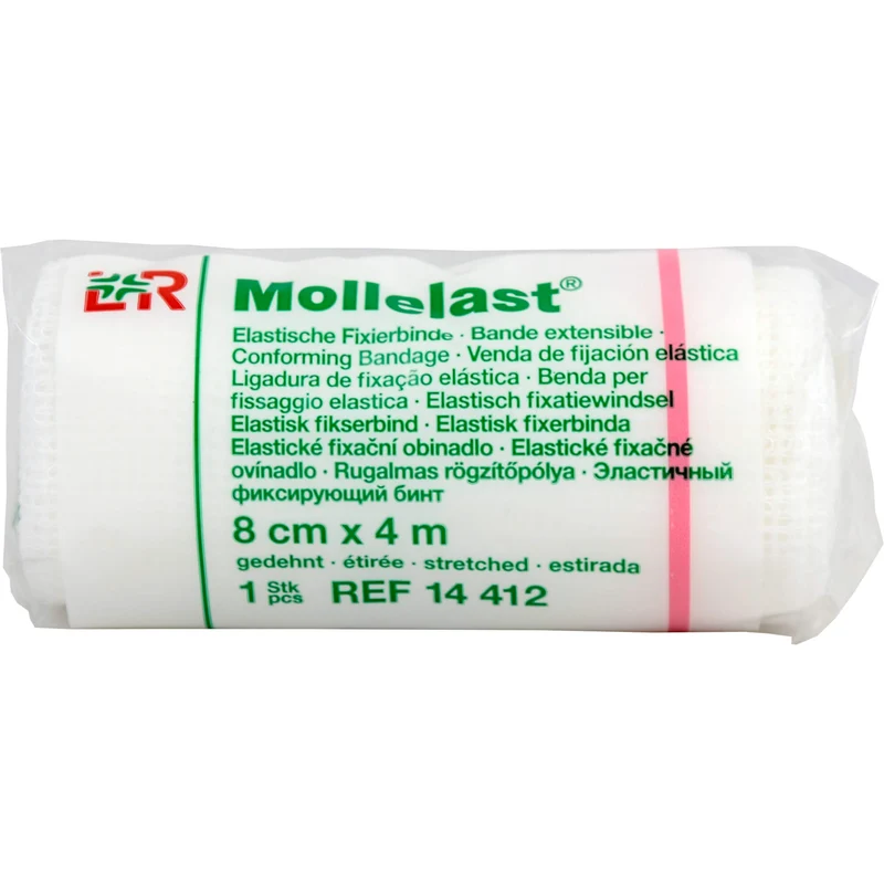 Mollelast elastische Fixierbinde 8 cm x 4 m, 20 St. Binde