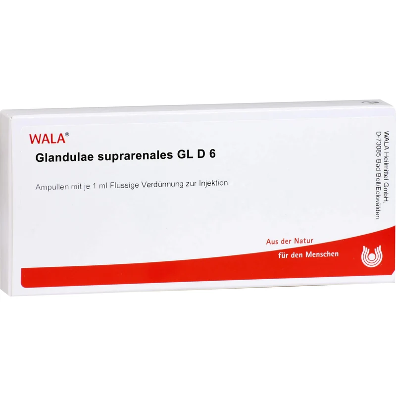 Glandulae suprarenales Gl D6 Wala Ampullen, 10X1 ml AMP