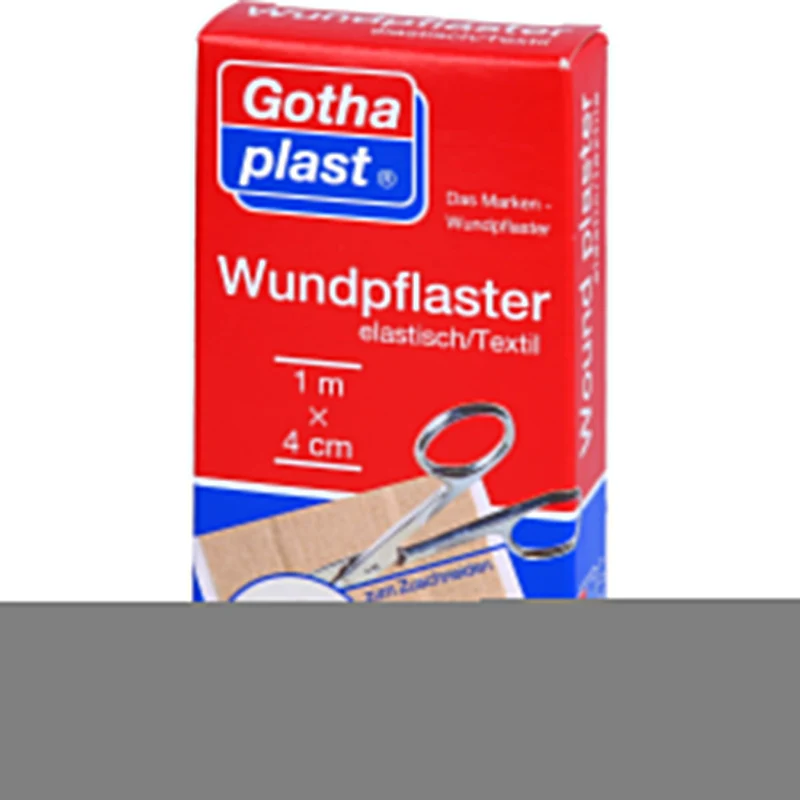 GOTHAPLAST WUNDPFLASTER ELASTISCH 1MX4CM, 1 St PFL
