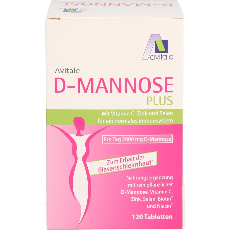 D-Mannose Plus 2000mg Tabl. m. Vit. u. Mineralst., 120 St TAB