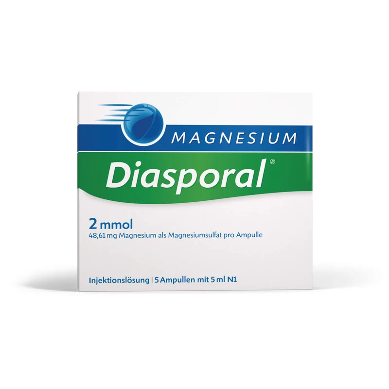 Magnesium-Diasporal 2mmol Injektionslösung, 5 St. Ampullen