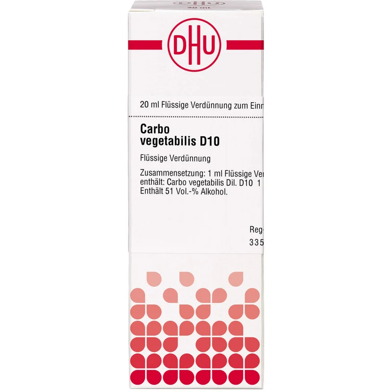 DHU Carbo vegetabilis D10 Dilution, 20 ml Lösung