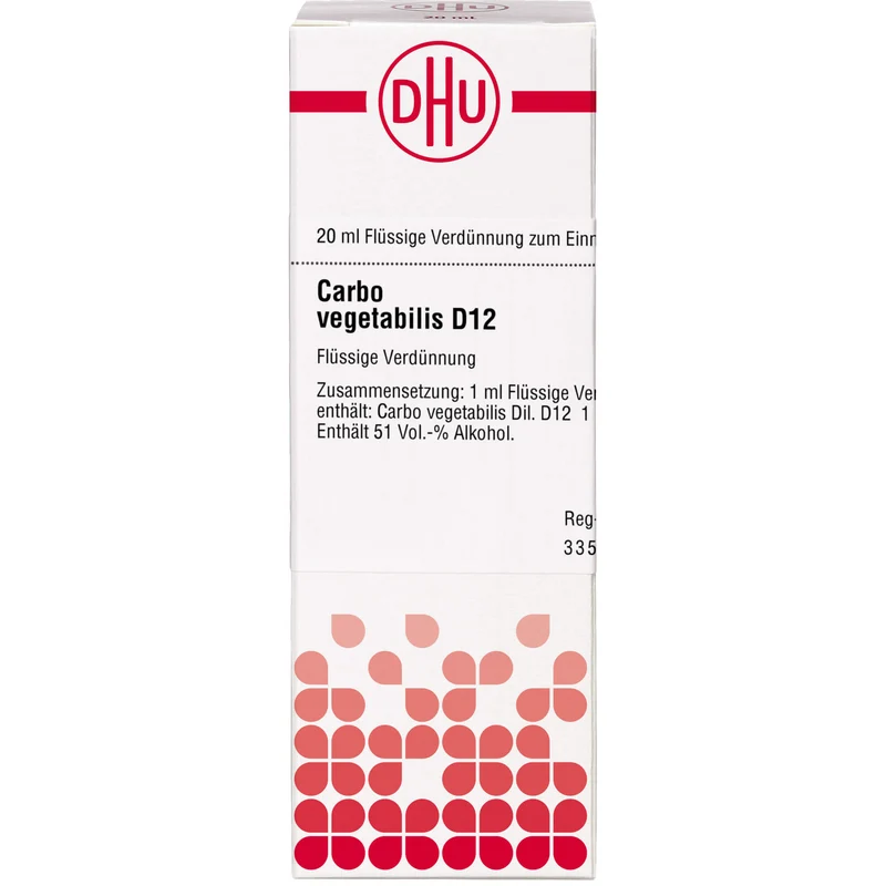 DHU Carbo vegetabilis D12 Dilution, 20 ml Lösung