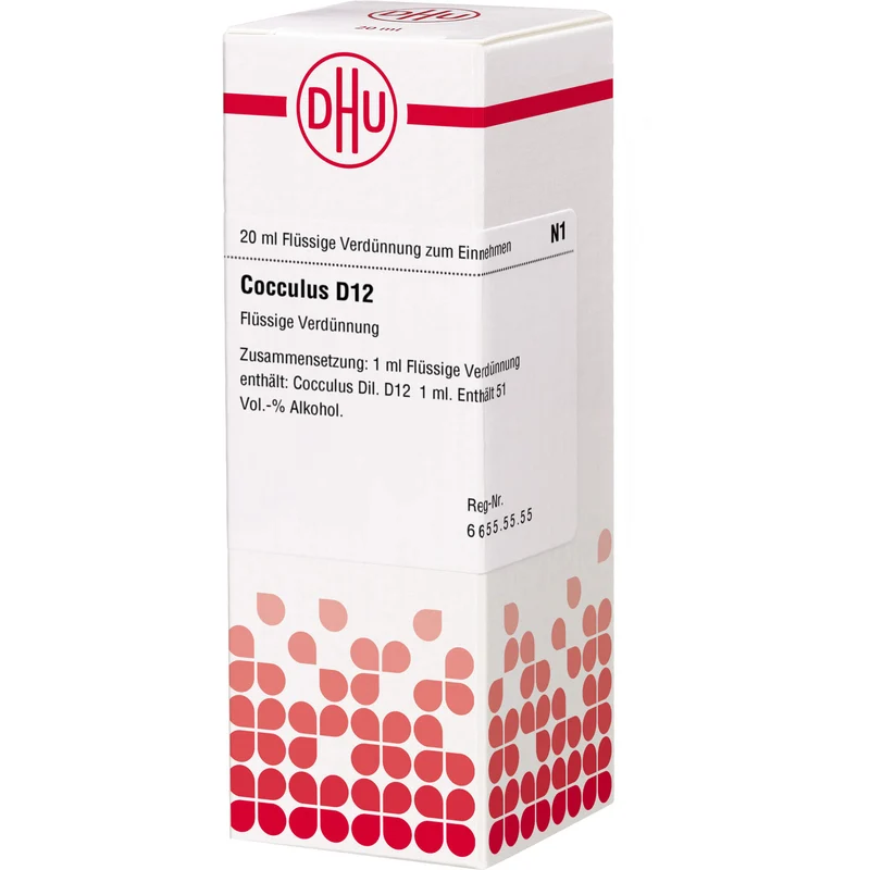 Cocculus D12 DHU Dilution, 20 ml Lösung