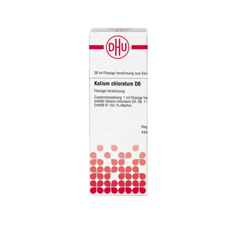 Kalium chloratum D6 DHU Dilution, 20 ml Lösung