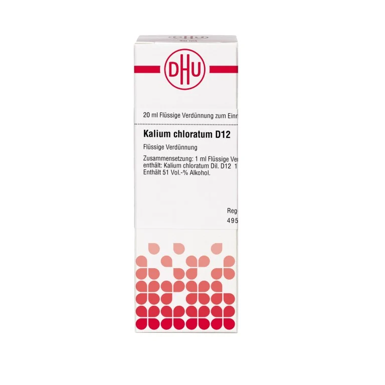 Kalium chloratum D12 DHU Dilution, 20 ml Lösung