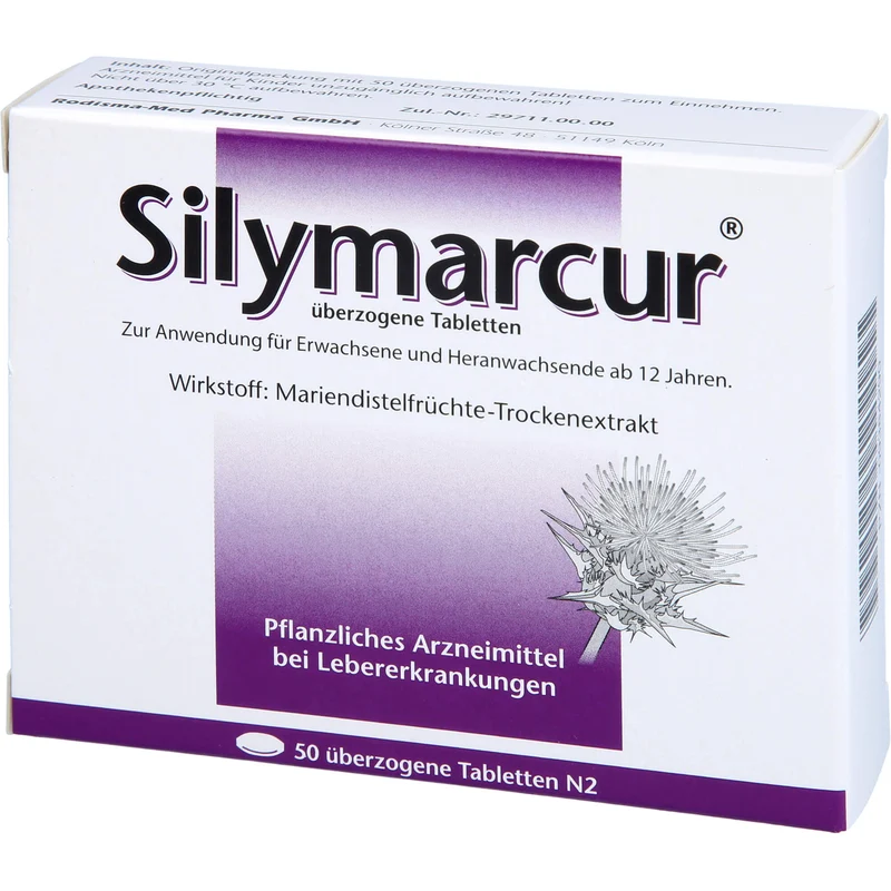 Silymarcur Tabletten bei Lebererkrankungen, 50 St. Tabletten
