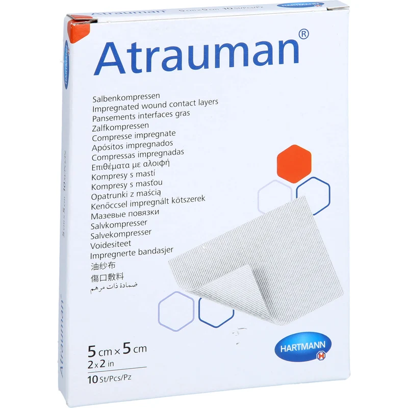 Atrauman 5 x 5 cm Salbenkompressen, 10 St. Kompressen