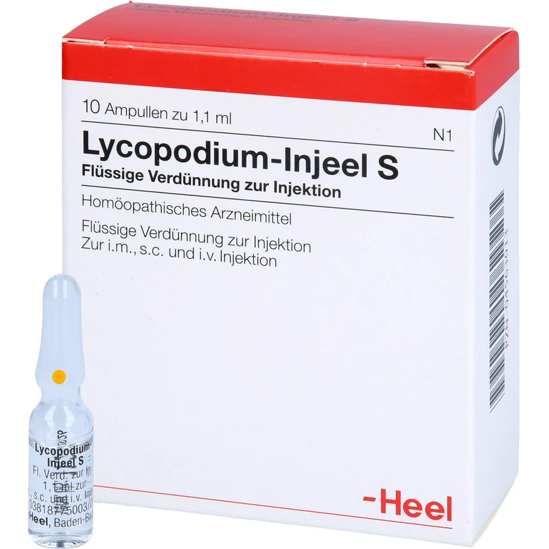 Heel Lycopodium-Injeel S flüssige Verdünnung, 10 St. Ampullen