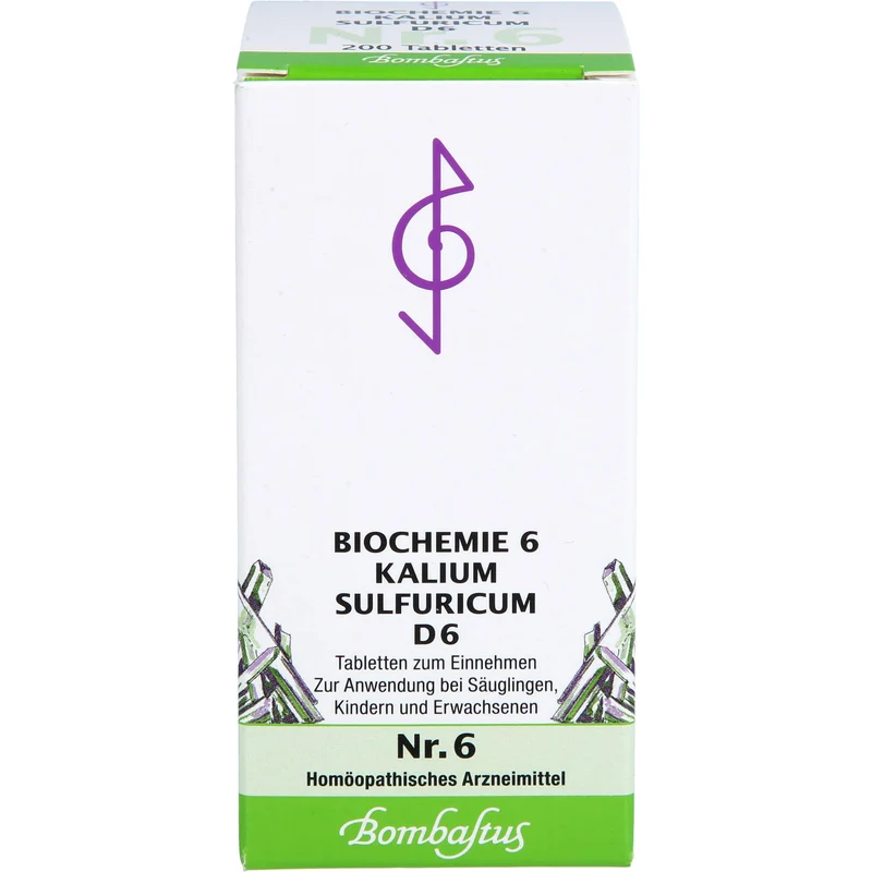 Biochemie 6 Kalium sulfuricum Bombastus D6 Tbl., 200 St TAB