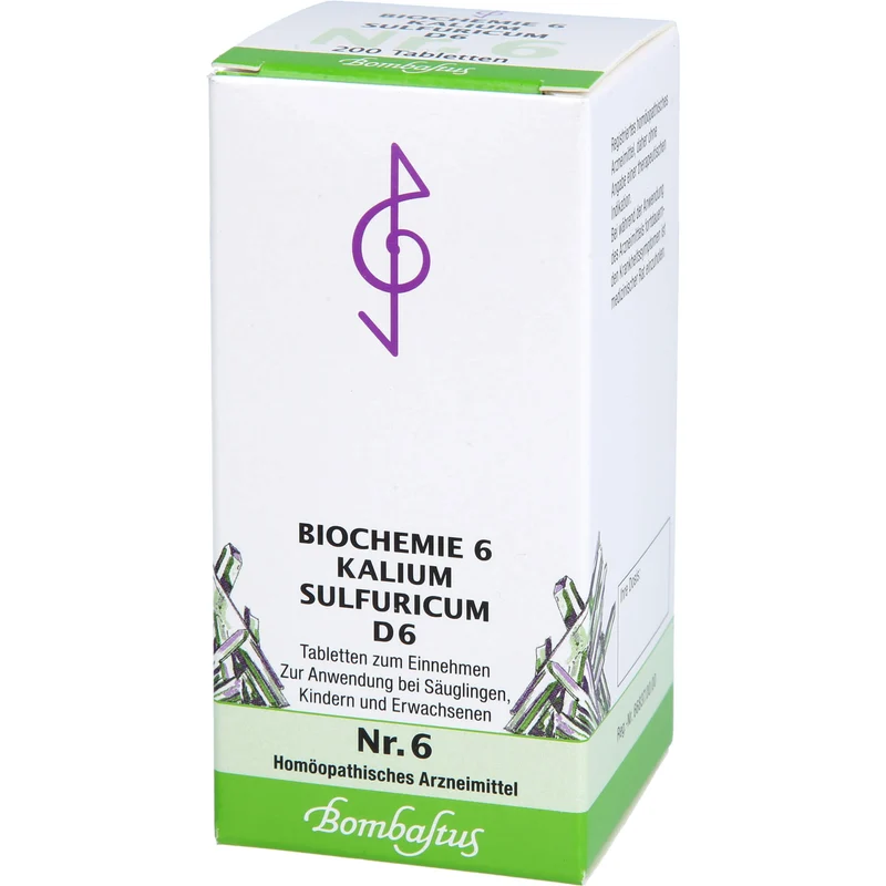 Biochemie 6 Kalium sulfuricum Bombastus D6 Tbl., 200 St TAB