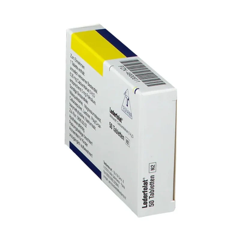 TEOFARMA Lederfolat 6,35 mg Tabletten, 50 St. Tabletten