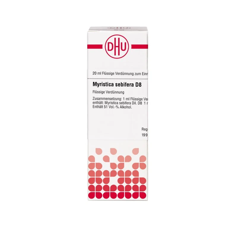Myristica sebifera D8 DHU Dilution, 20 ml Lösung