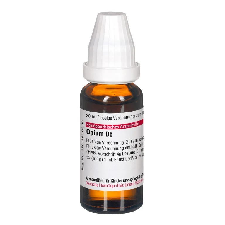 DHU Opium D6 Dilution, 20 ml Lösung
