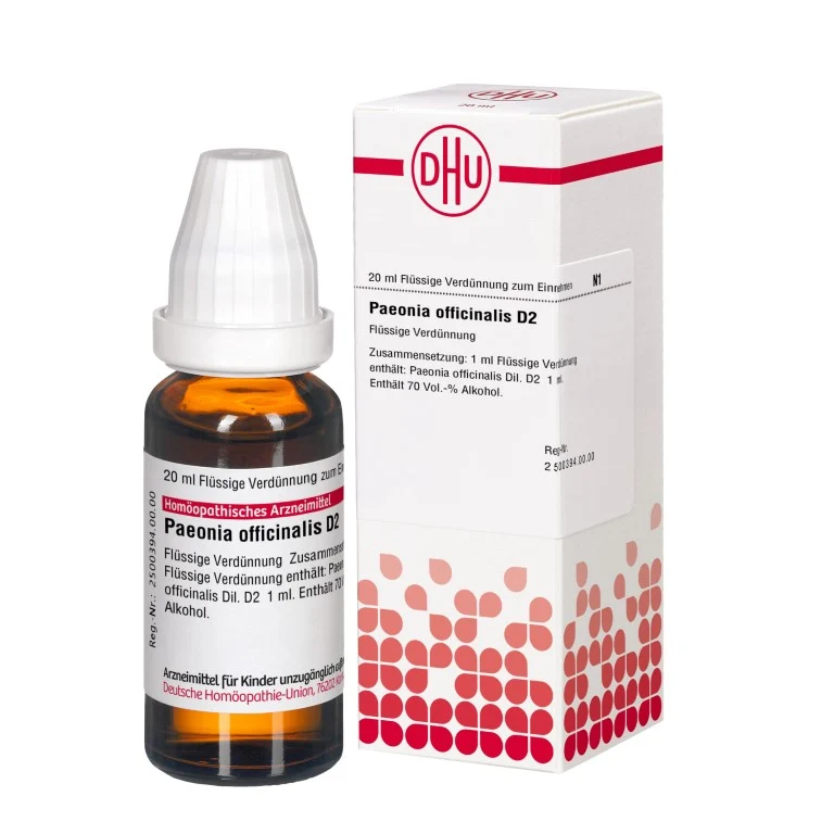 Paeonia officinalis D2 DHU Dilution, 20 ml Lösung