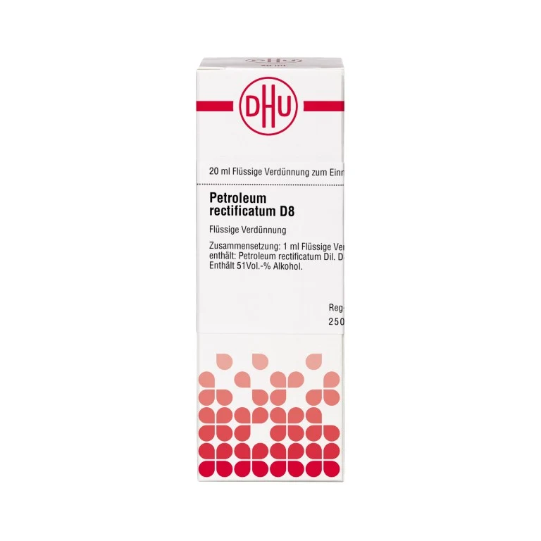 Petroleum rectificatum D8 DHU Dilution, 20 ml Lösung