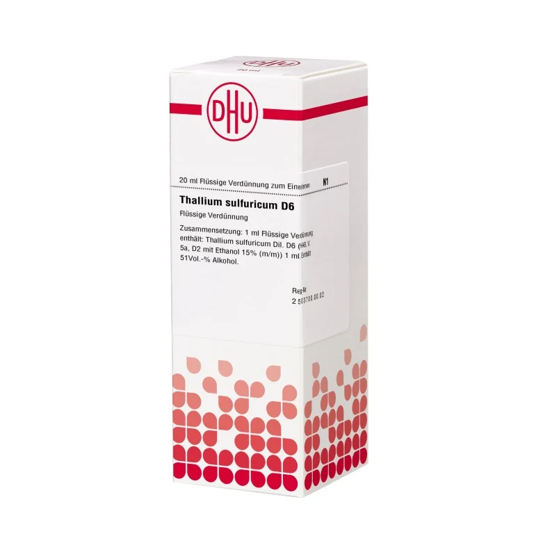 Thallium sulfuricum D6 DHU Dilution, 20 ml Lösung