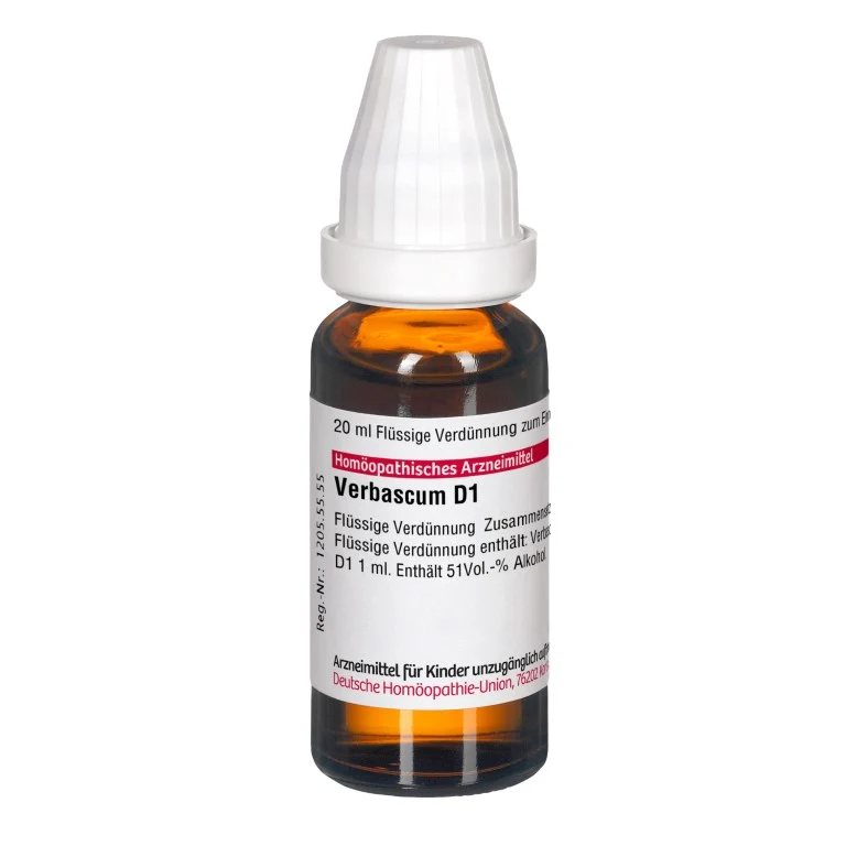 Verbascum D1 DHU Dilution, 20 ml Lösung