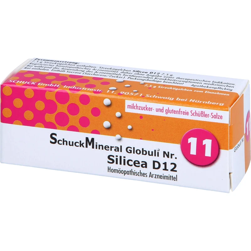 Schuckmineral Globuli 11 Silicea D12, 7.5 g GLO