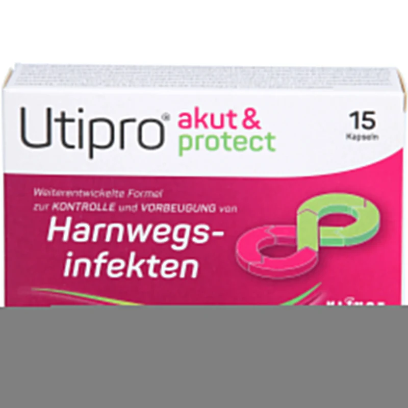 Utipro akut & protect Kapseln zur Kontrolle und Vorbeugung von Harnwegsinfekten, 15 St. Kapseln
