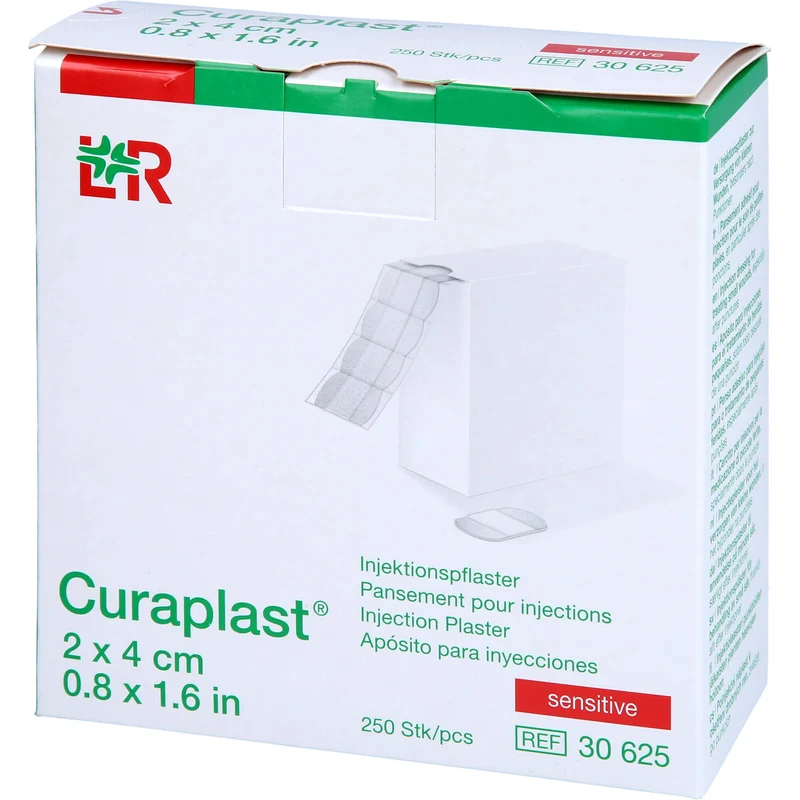 CURAPLAST Inj.Pflaster sensitiv 2x4 cm, 250 St PFL
