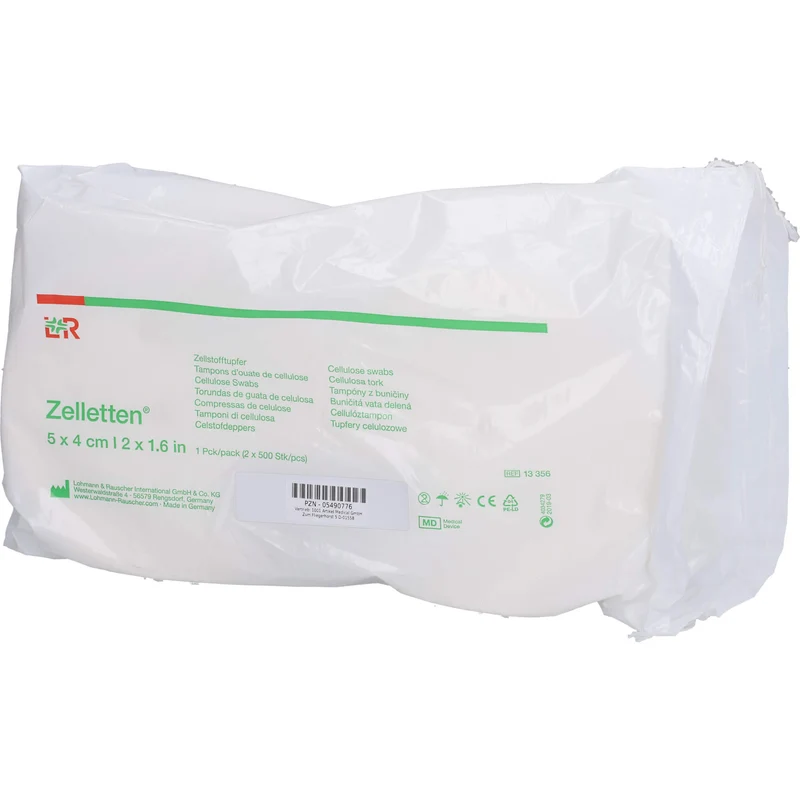 Lohmann & Rauscher Zelletten Tupfer 5 x 4 cm, 1000 St. Tupfer