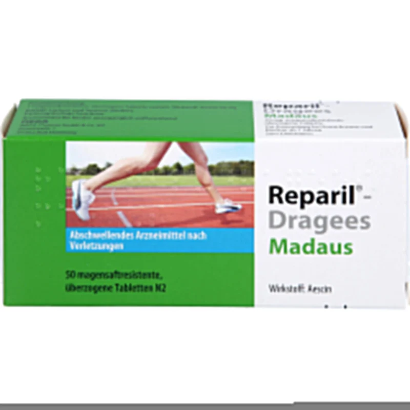 Reparil-Dragees Madaus 20 mg, magensaftresistente, überzogene Tablette, 50 St TMR