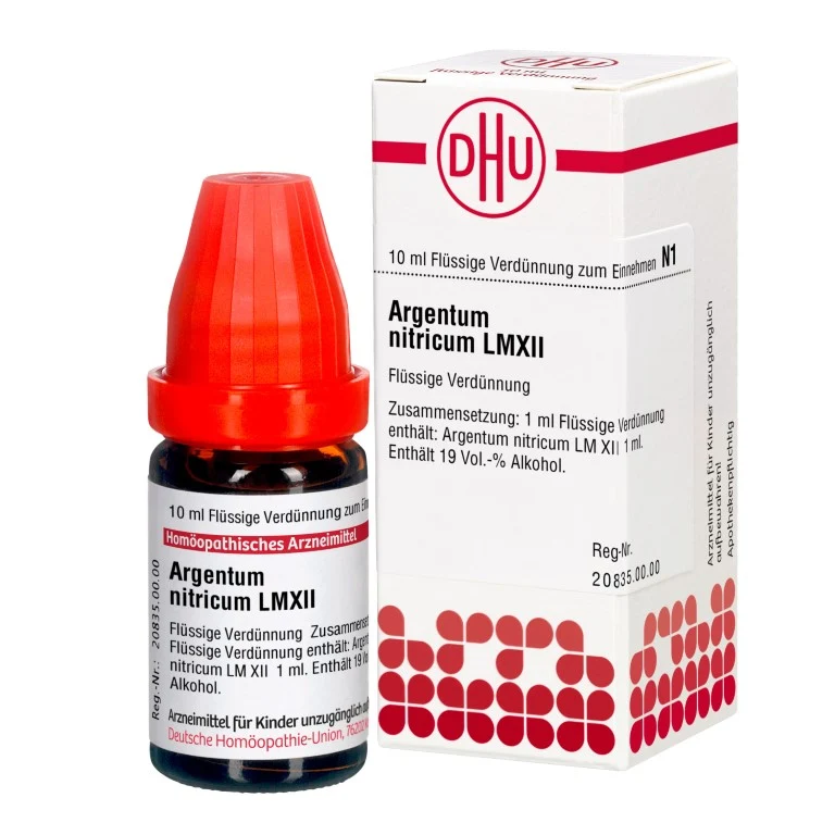 Argentum nitricum LM XII DHU Dilution, 10 ml Lösung