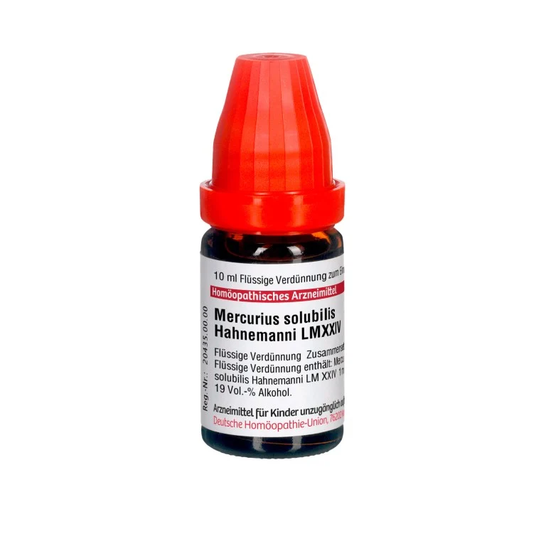 Mercurius solubilis Hahnemanni LM XXIV DHU Dilution, 10 ml Lösung