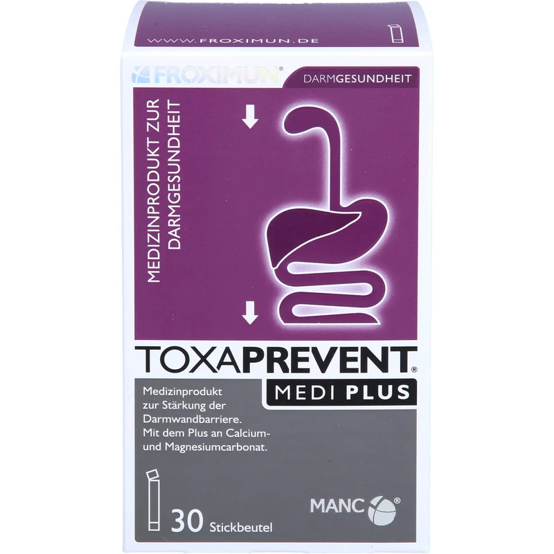 FROXIMUN Toxaprevent medi plus Pulver zur Stärkung der Darmwandbarriere, 30 St. Beutel