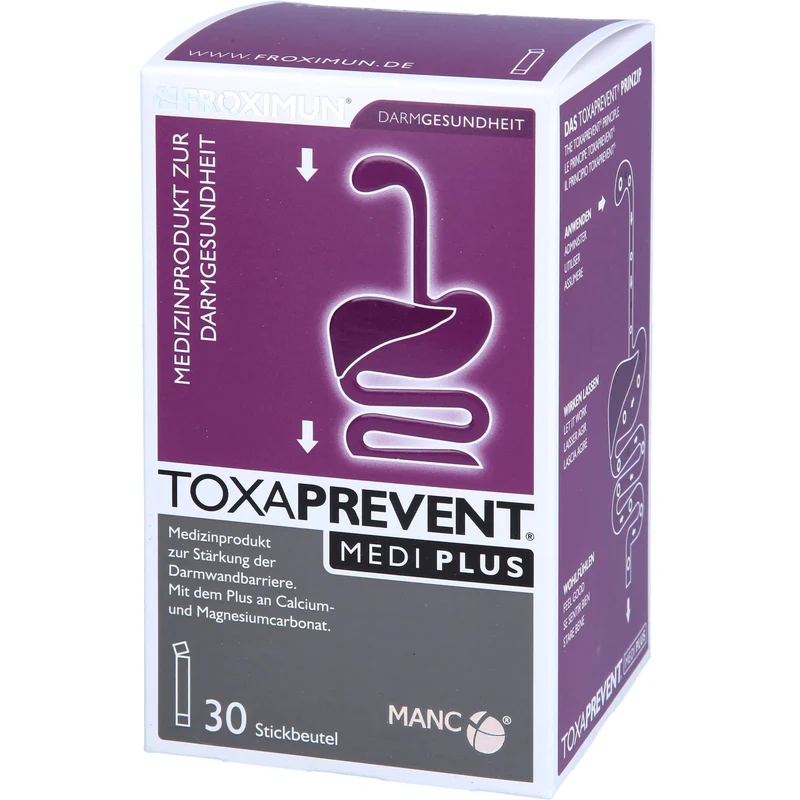 FROXIMUN Toxaprevent medi plus Pulver zur Stärkung der Darmwandbarriere, 30 St. Beutel