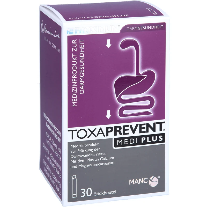 FROXIMUN Toxaprevent medi plus Pulver zur Stärkung der Darmwandbarriere, 30 St. Beutel