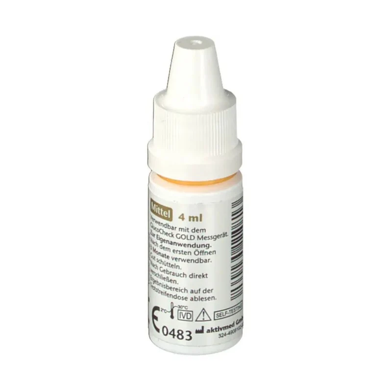 Aktivmed GlucoCheck Gold Kontrolllösung mittel, 4 ml Lösung