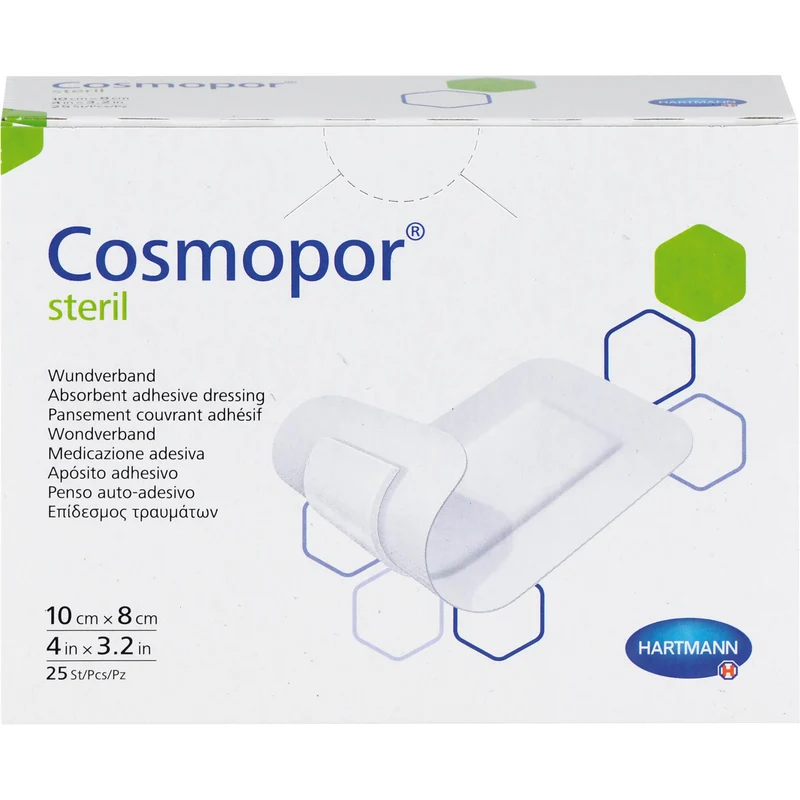 COSMOPOR STERIL 10X8CM, 25 St PFL