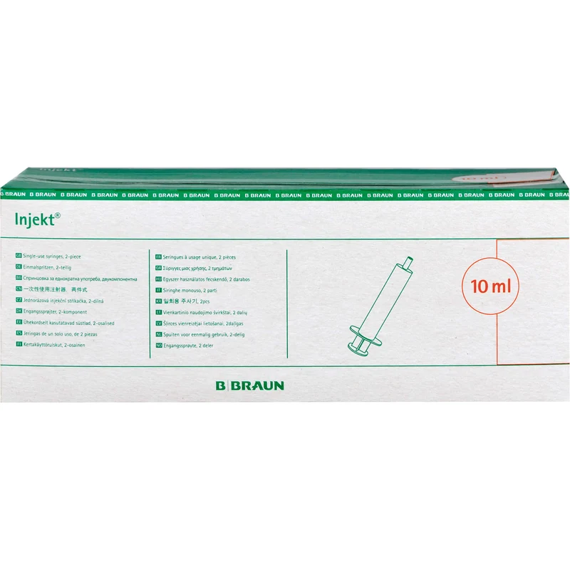Braun Injekt 10 ml 2-teilige Einmalspritzen, 100 St. Spritzen