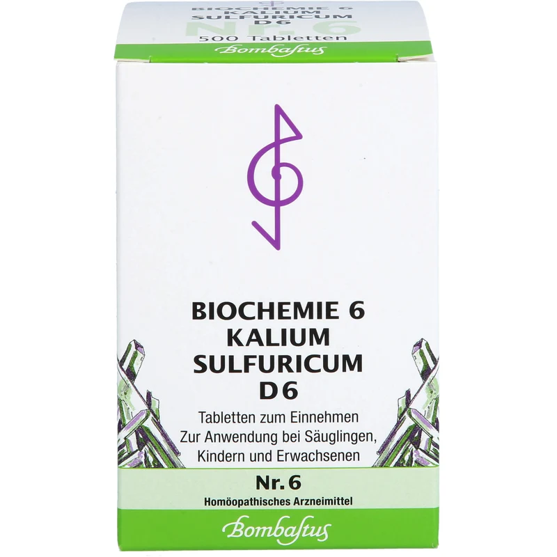 Biochemie 6 Kalium sulfuricum Bombastus D6 Tbl., 500 St TAB