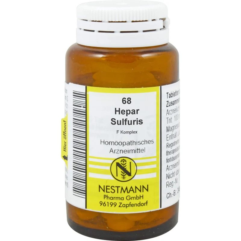 Nestmann Hepar sulfuris F Komplex Nr. 68 Tabletten, 120 St. Tabletten