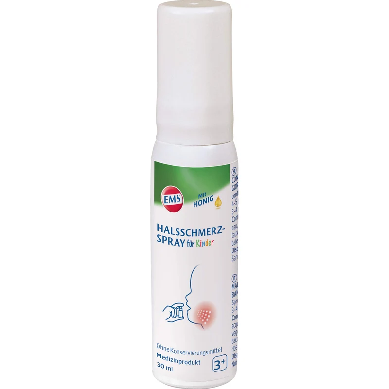 EMS Halsschmerzspray für Kinder mit Honig, 30 ml Lösung