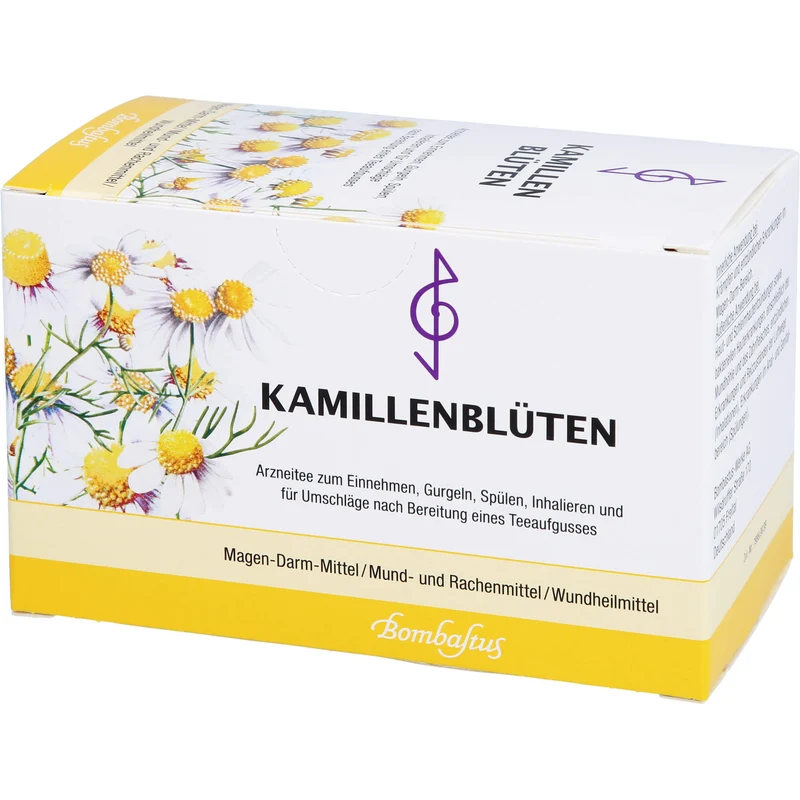 Bombastus Kamillenblüten Magen-Darm-Mittel / Mund-und Rachenmittel / Wundheilmittel, 20 St. Filterbeutel