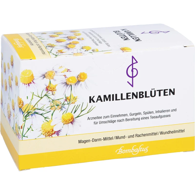 Bombastus Kamillenblüten Magen-Darm-Mittel / Mund-und Rachenmittel / Wundheilmittel, 20 St. Filterbeutel