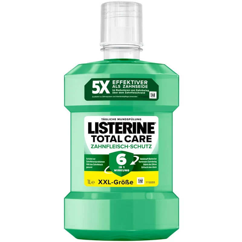 LISTERINE TOTAL CARE ZAHNFLEISCH-SCHUTZ, 1 l LOE