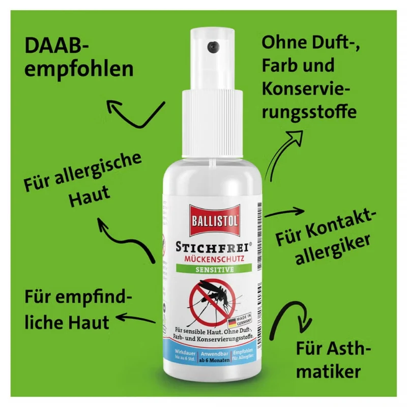 Ballistol Stichfrei Sensitiv, 100 ml Spray