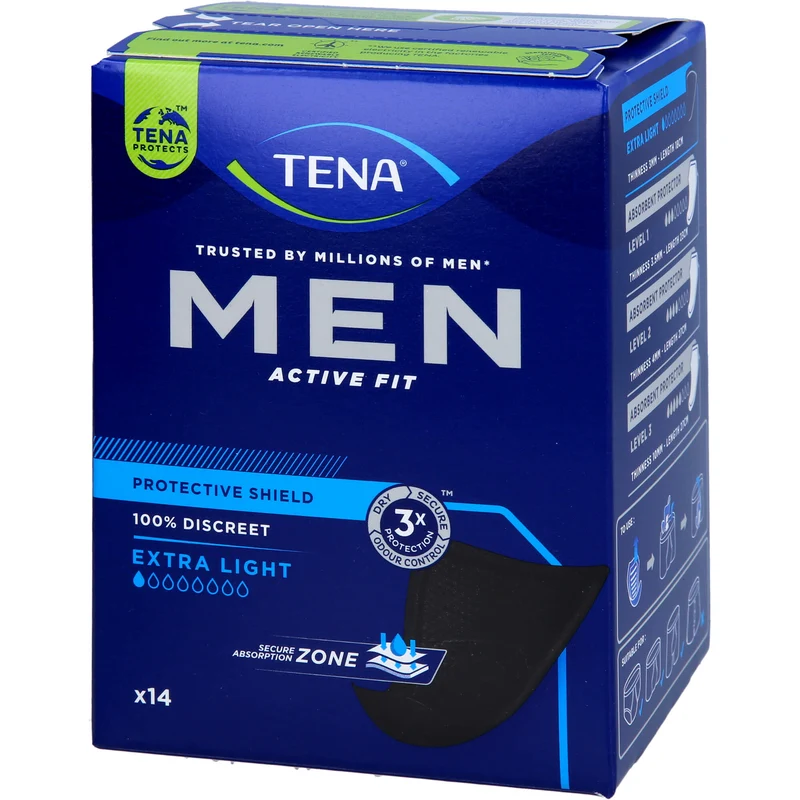 TENA Men Active Fit extra light Inkontinenzeinlagen, 14 St. Einlagen