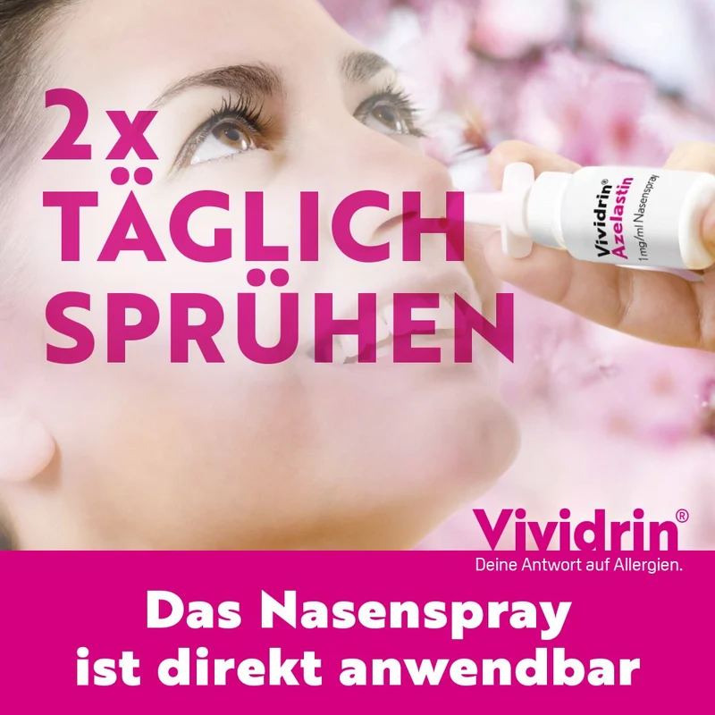 Vividrin Azelastin Kombipackung Augentropfen und Nasenspray, 1 St. Kombipackung