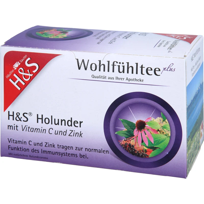 H&S Holunder mit Vitamin C und Zink, 20X2.5 g FBE