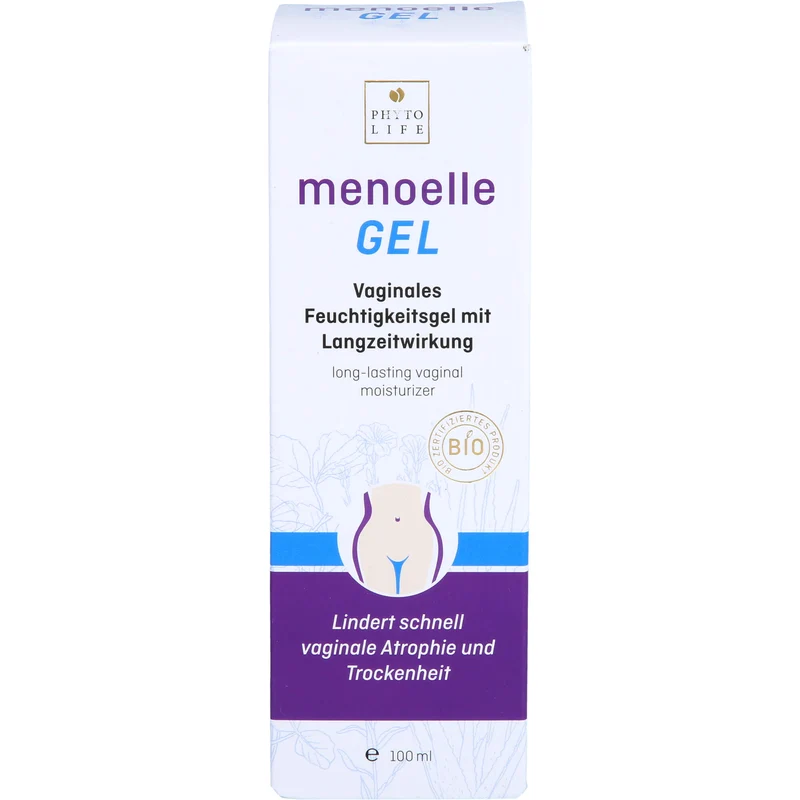 Menoelle Gel vaginales Feuchtigkeitsgel mit Langzeitwirkung, 100 ml Gel