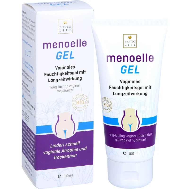 Menoelle Gel vaginales Feuchtigkeitsgel mit Langzeitwirkung, 100 ml Gel