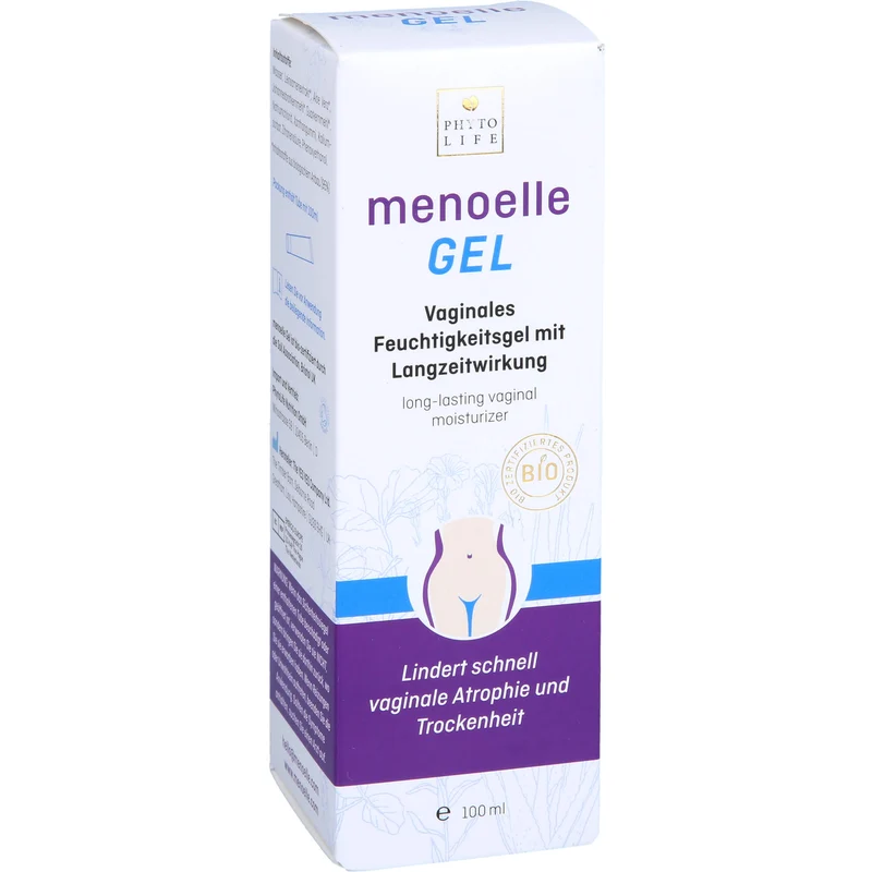 Menoelle Gel vaginales Feuchtigkeitsgel mit Langzeitwirkung, 100 ml Gel