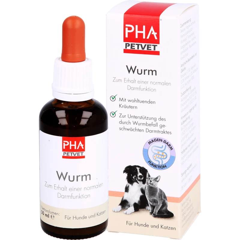 PHA Wurm für Hunde und Katzen, 50 ml TRO