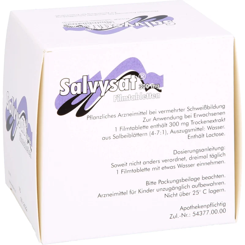 Salvysat 300 mg Filmtabletten bei vermehrter Schweißbildung, 90 St. Tabletten